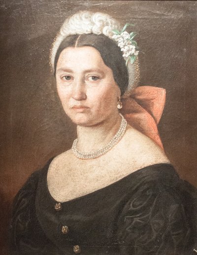Portrait of Netusne Stark by Gyula Benczúr